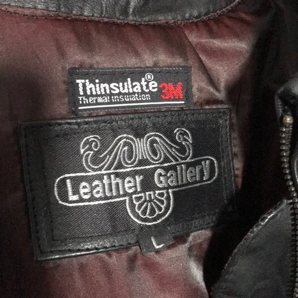 Leather Gallery Fringe Tassel Jacket Motorcycle - Picture 9 of 12